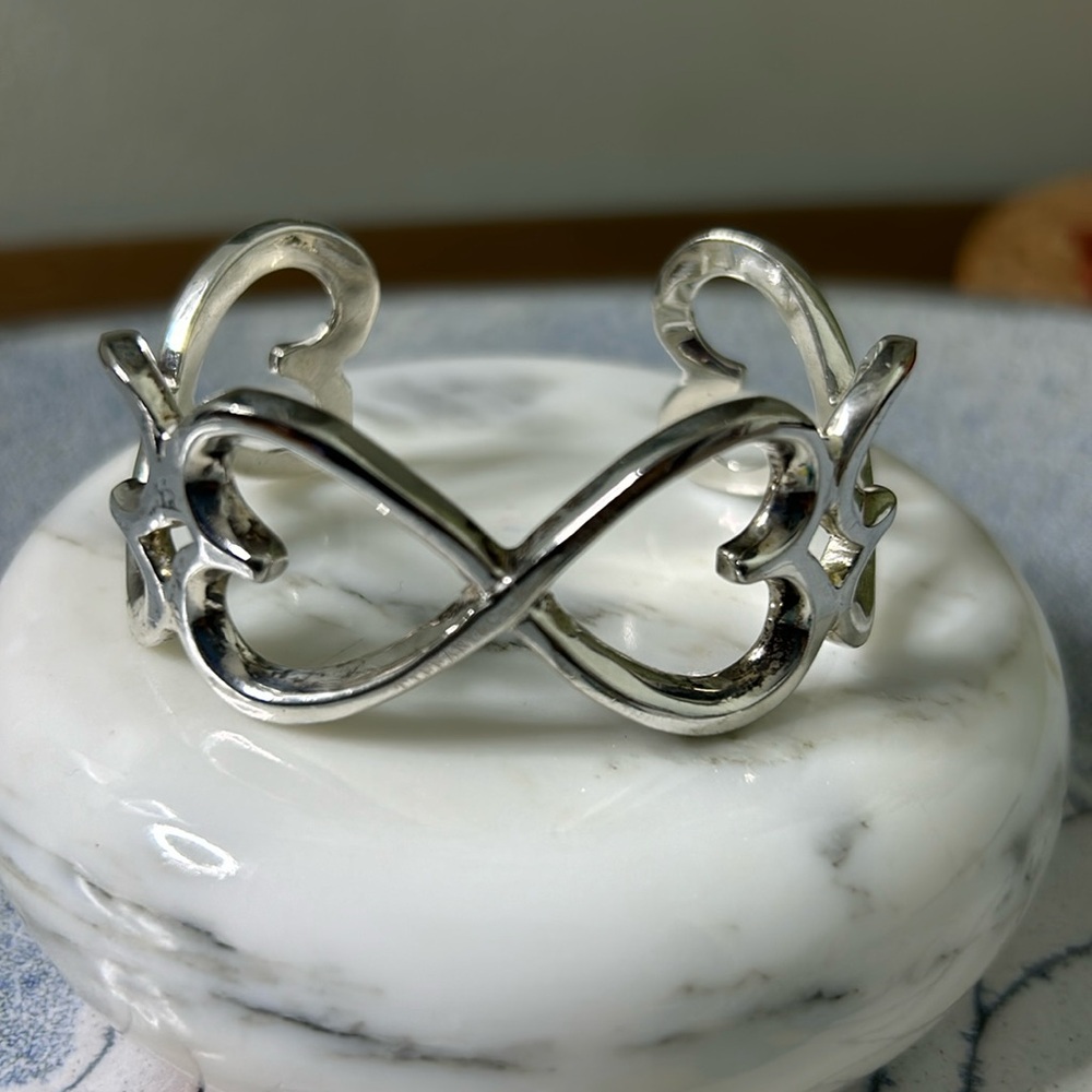 Vintage Tiffany & Co. Love Hearts Cuff Bracelet